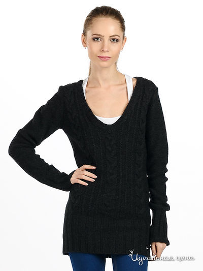Пуловер Bench, цвет цвет темно-серый меланж