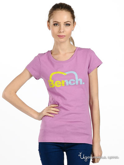 Футболка Bench, цвет цвет лиловый