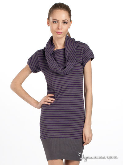 Платье Bench, цвет цвет серый / пурпурный