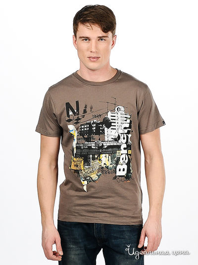 Футболка Bench, цвет цвет какао