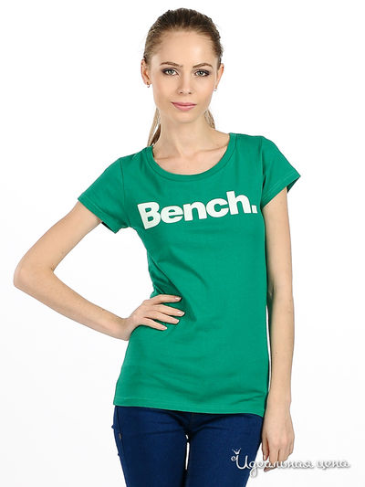 Футболка Bench, цвет цвет зеленый