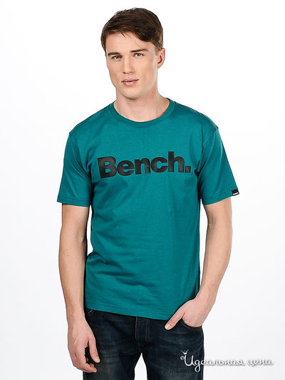 Футболка Bench, цвет цвет изумрудный