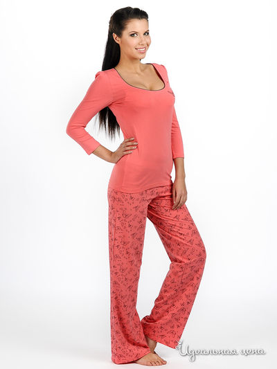 Пижама Incanto, цвет цвет коралловый