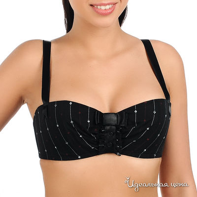 Бюстгальтер Chantal Tomass, цвет цвет черный / принт полоска