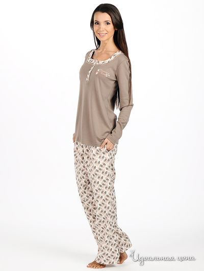 Пижама Relax Mode, цвет цвет какао