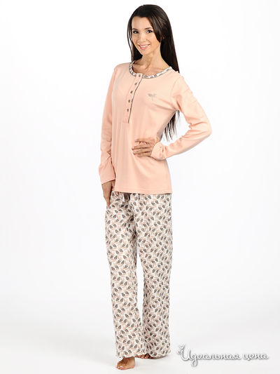 Пижама Relax Mode, цвет цвет персиковый