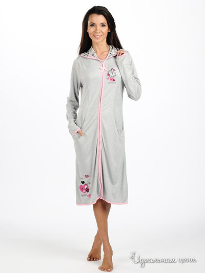 Халат Relax Mode, цвет цвет серый