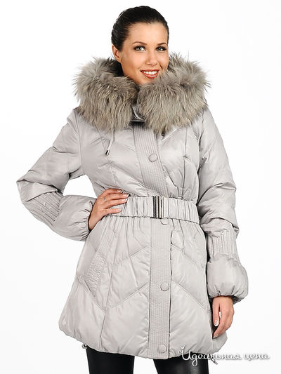 Пуховик Мультибренд, цвет цвет светло-серый