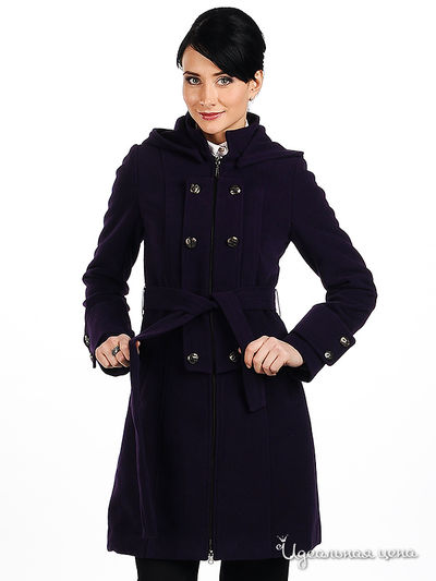 Пальто Мультибренд, цвет цвет фиолетовый