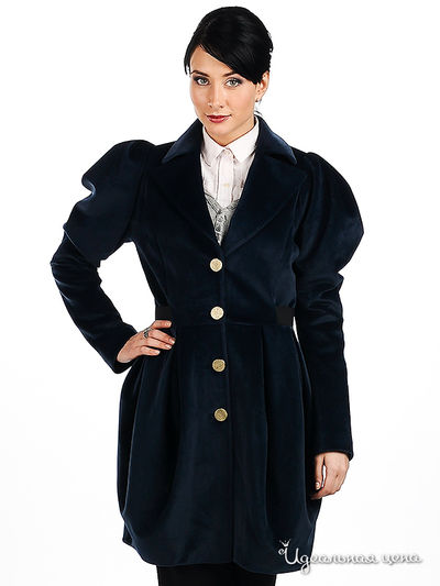 Пальто Мультибренд, цвет цвет синий