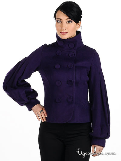 Полупальто Мультибренд, цвет цвет фиолетовый