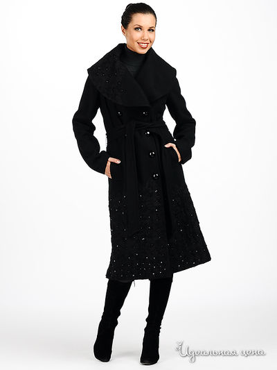 Пальто Мультибренд, цвет цвет черный