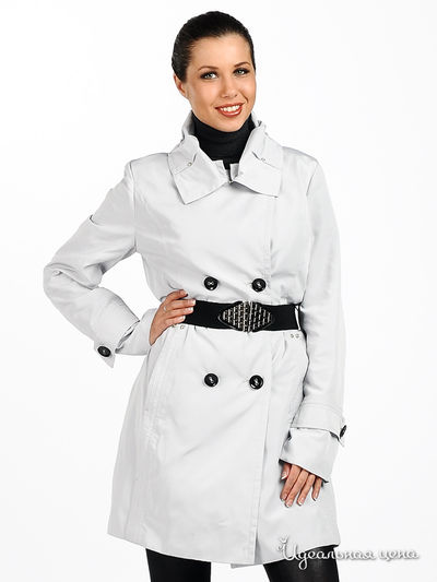 Плащ Мультибренд, цвет цвет светло-серый