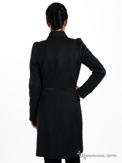 Пальто Мультибренд женское, цвет темно-серый