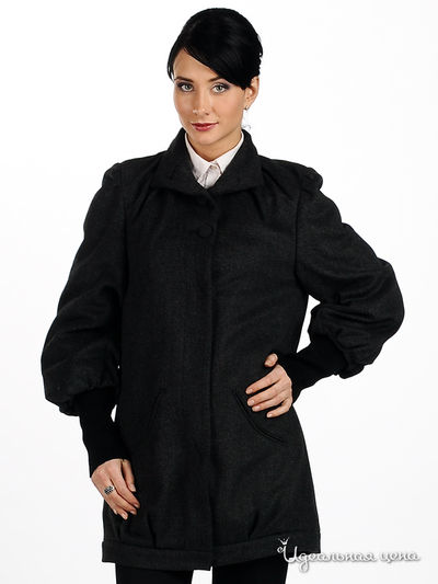 Пальто Мультибренд, цвет цвет графитовый