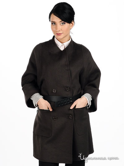 Пальто Мультибренд, цвет цвет коричневый