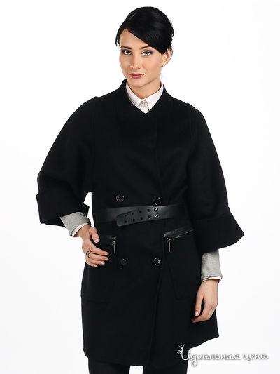 Пальто Мультибренд, цвет цвет черный