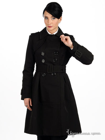 Плащ Мультибренд, цвет цвет темно-коричневый