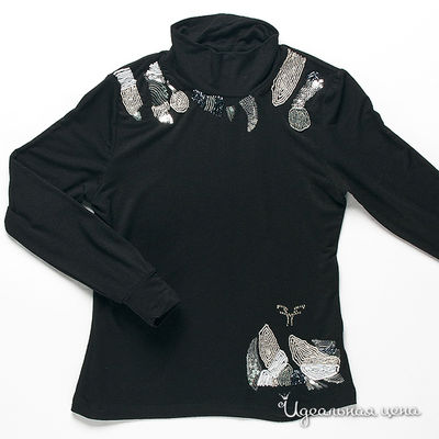 Водолазка Fracomina mini, цвет цвет черный