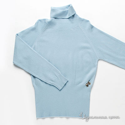 Свитер Fracomina mini, цвет цвет голубой