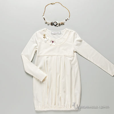 Туника Fracomina mini, цвет цвет кремовый