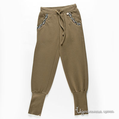 Штаны Fracomina mini, цвет цвет хаки