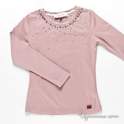 Лонгслив Fracomina mini, цвет цвет темно-розовый