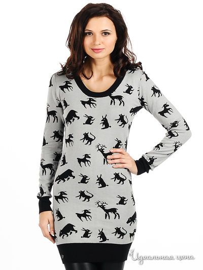 Джемпер Lemonada, цвет цвет черный / серый