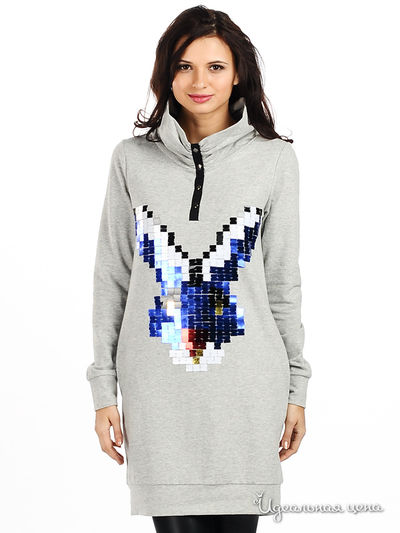 Толстовка Lemonada, цвет цвет серый меланж