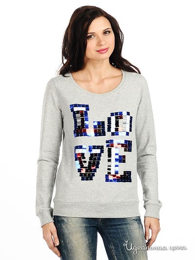 Толстовка Lemonada, цвет цвет серый меланж