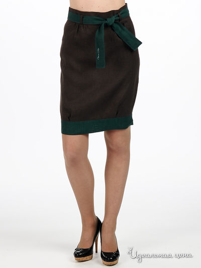 Юбка Olivero Detti, цвет цвет коричневый