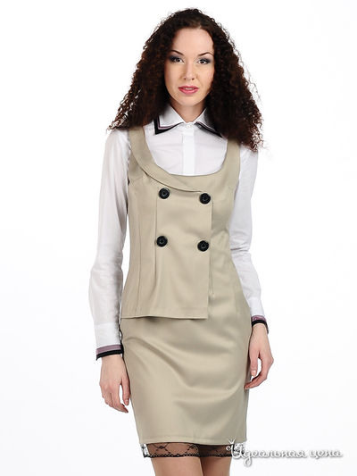 Платье Olivero Detti, цвет цвет светло-песочный