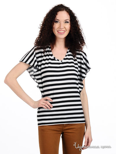 Футболка Olivero Detti, цвет цвет черный / белый