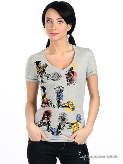 Футболка Killah, цвет цвет серый меланж