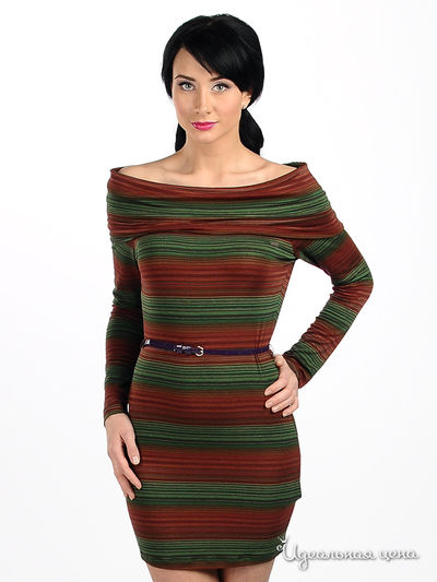 Платье Killah, цвет цвет зеленый / красный