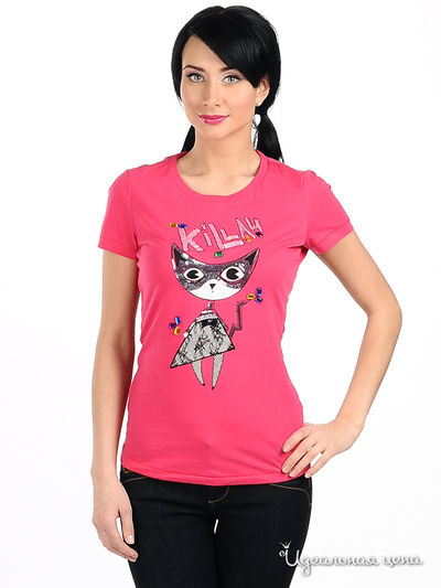 Футболка Killah, цвет цвет светло-малиновый