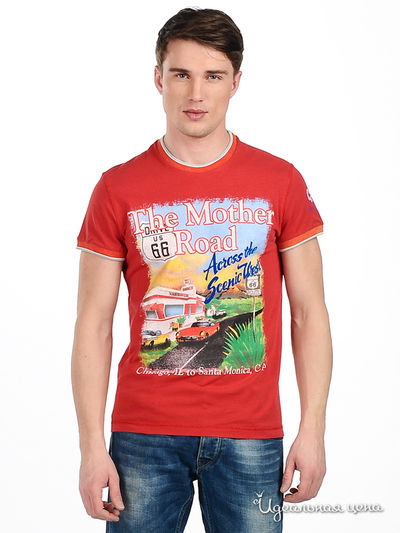 Футболка Gaudi, цвет цвет красный