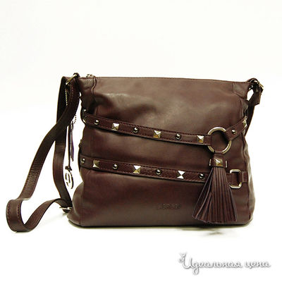 Сумка L.Credi, цвет цвет красно-коричневый