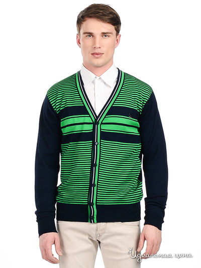 Кардиган Takeshy Kurosawa, цвет цвет темно-синий / зеленый