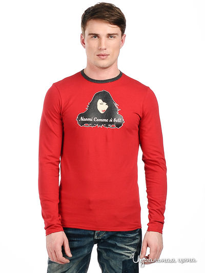 Лонгслив Takeshy Kurosawa, цвет цвет красный