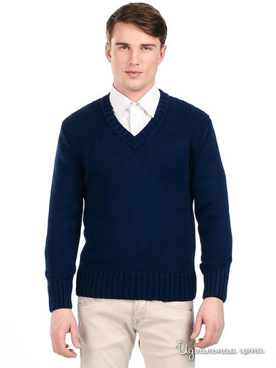 Пуловер Takeshy Kurosawa, цвет цвет синий