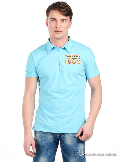 Футболка Takeshy Kurosawa, цвет цвет голубой