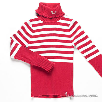 Водолазка Comusl, цвет цвет красный / белый