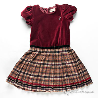 Платье ComusL для девочки, цвет бордовый
