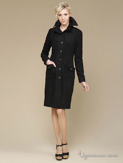 Пальто Gloss женское, цвет черный