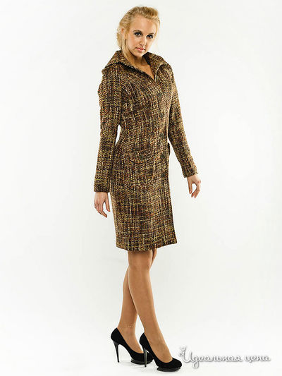 Пальто Gloss, цвет цвет коричневый