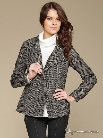 Полупальто Gloss, цвет цвет серый