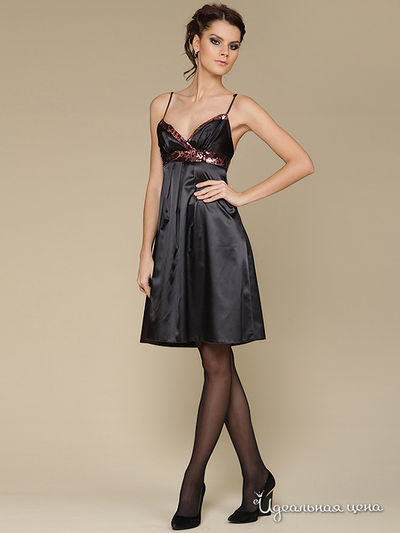 Платье Gloss, цвет цвет черный