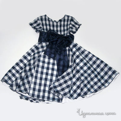 Платье Oncle Tom, цвет цвет синий / белый / принт клетка