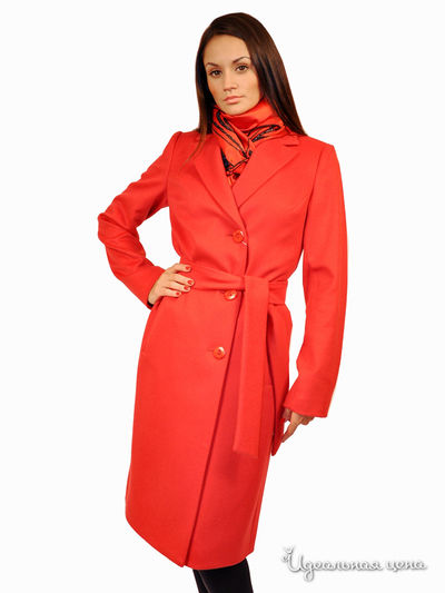 Пальто Kroyyork, цвет цвет красный
